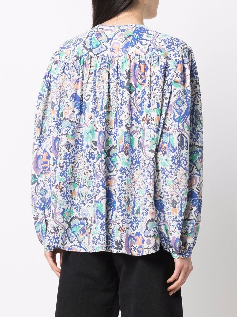 Brunille abstract-print blouse - 4