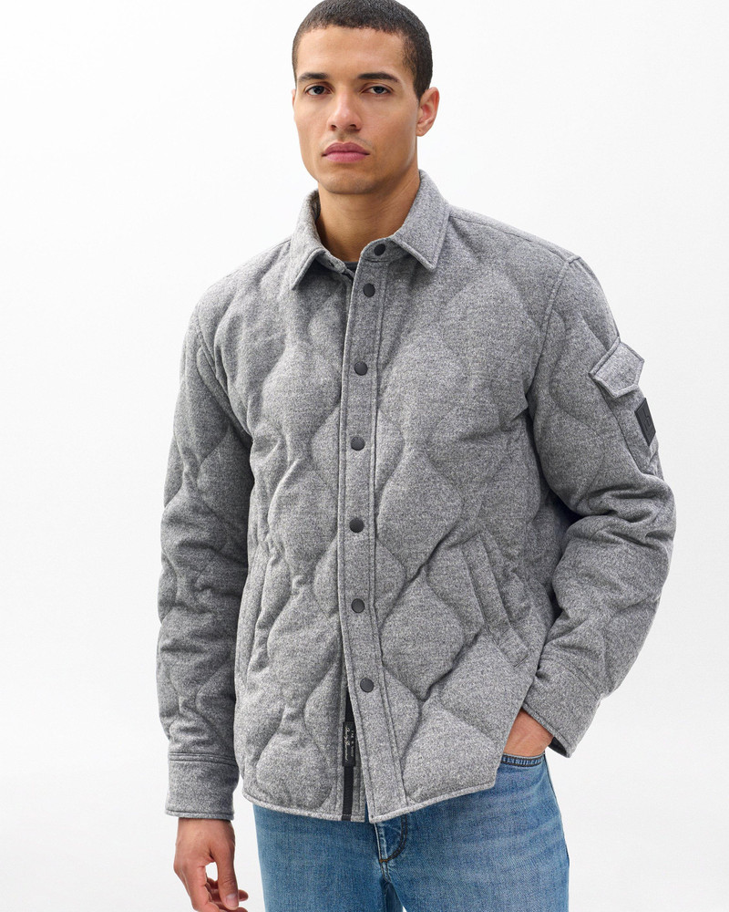 Dane Wool-Cashmere Quilted Shirt Jacket 4