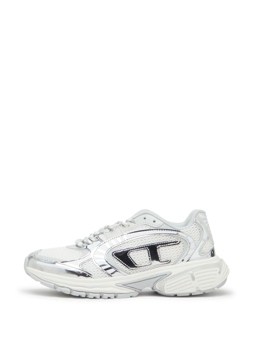 panelled sneakers - 7