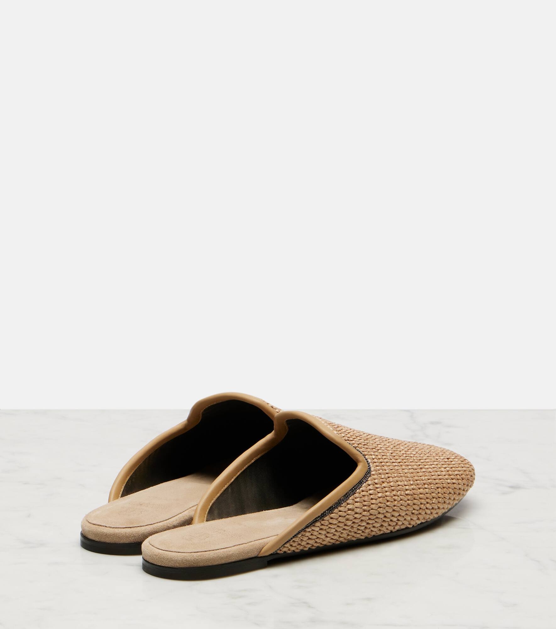 Monili raffia mules - 2