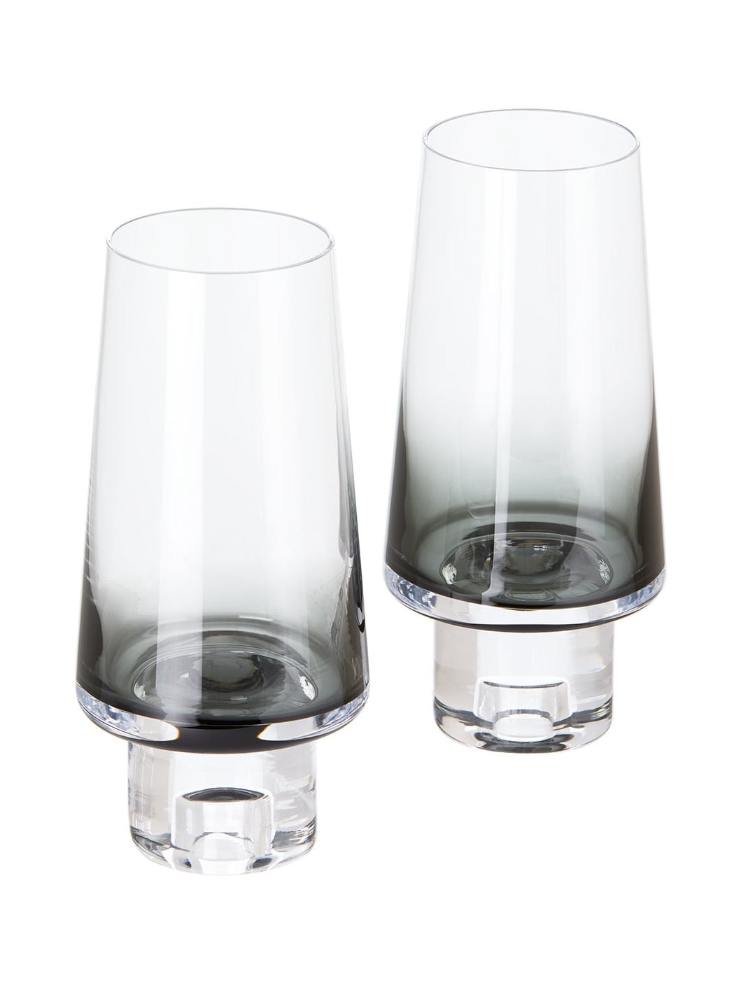 Black Tank High Ball Glass Set - 2