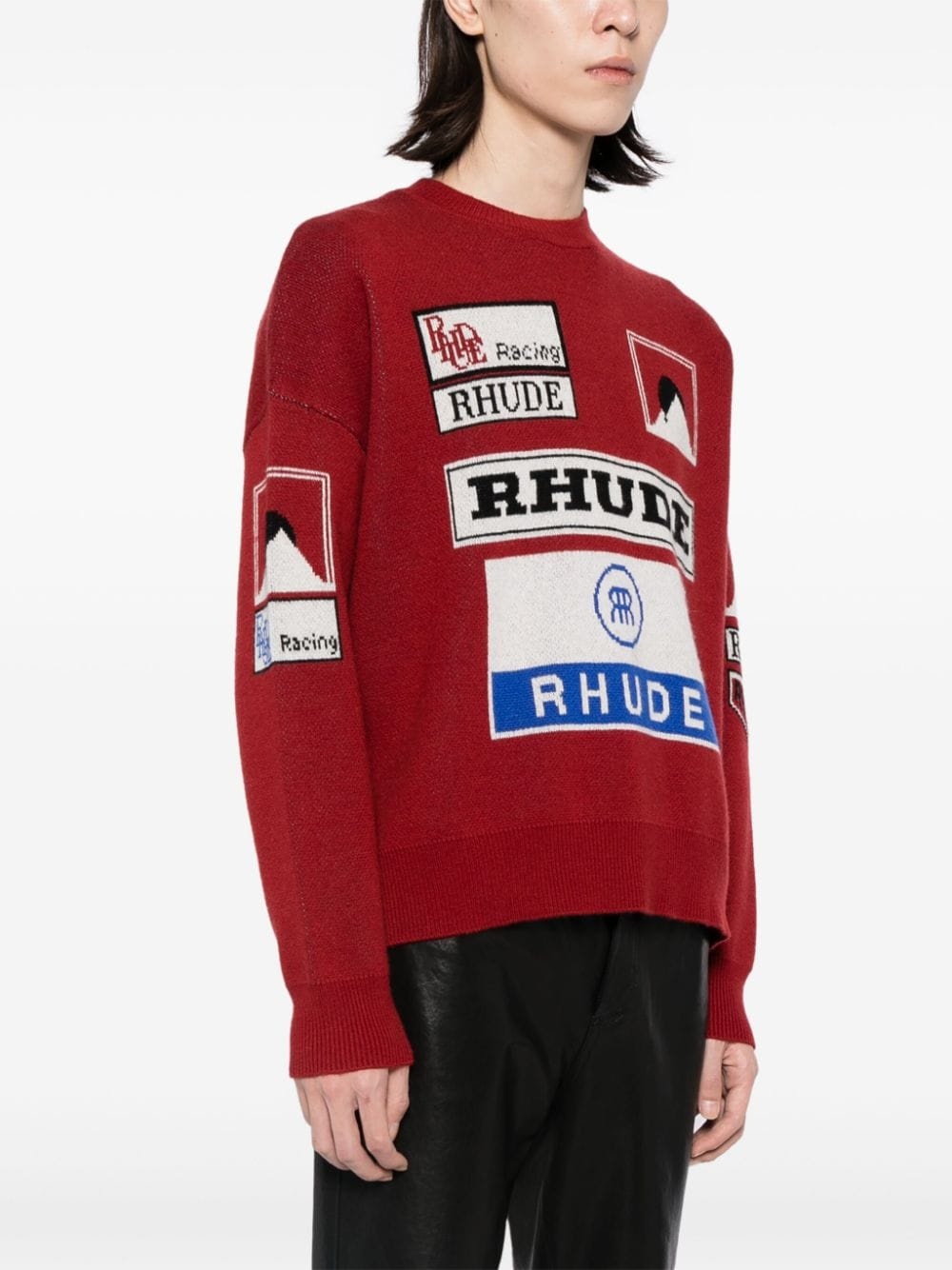 Ayrton intarsia-knit jumper - 3