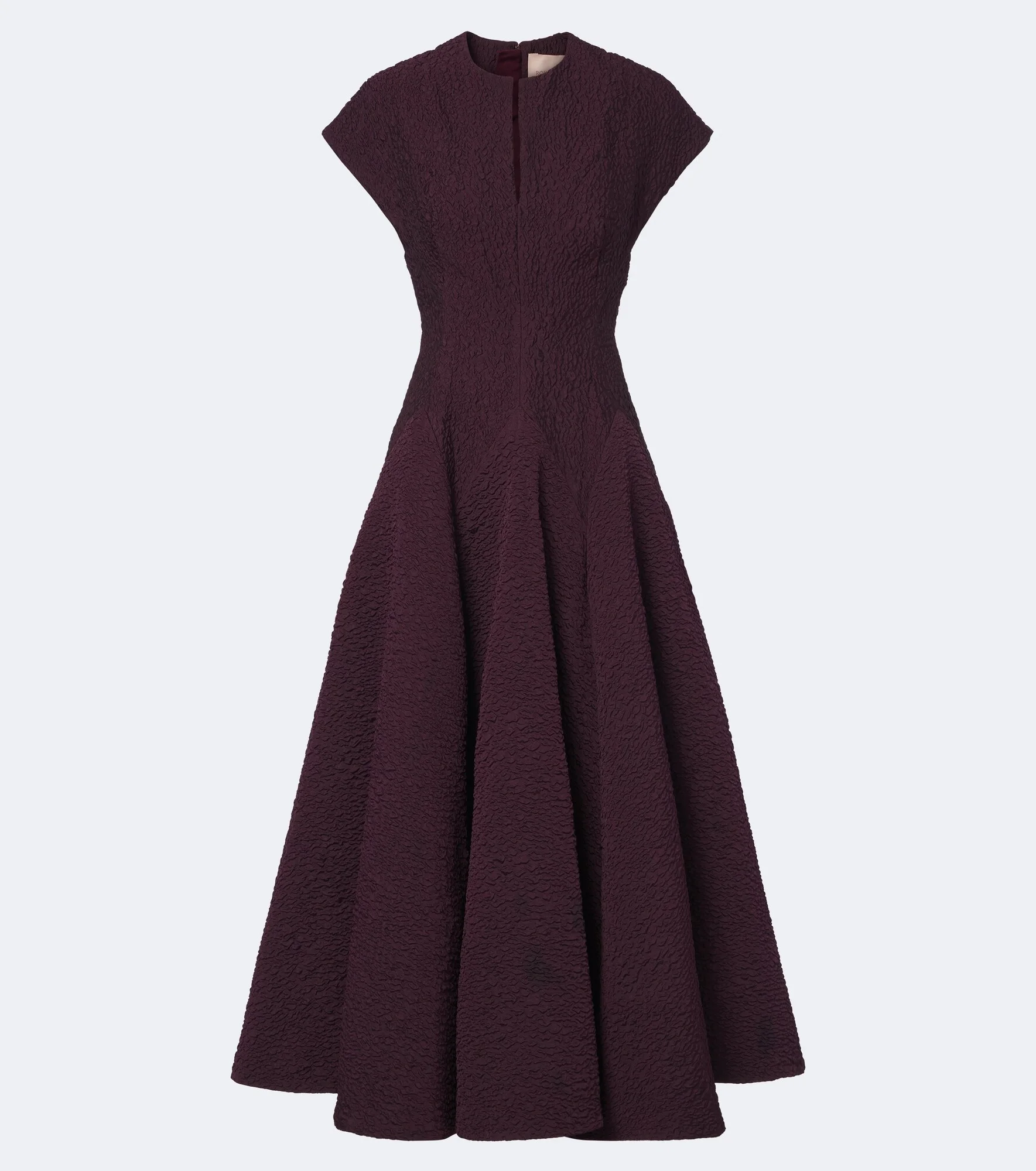 Rova cloqué midi dress - 1