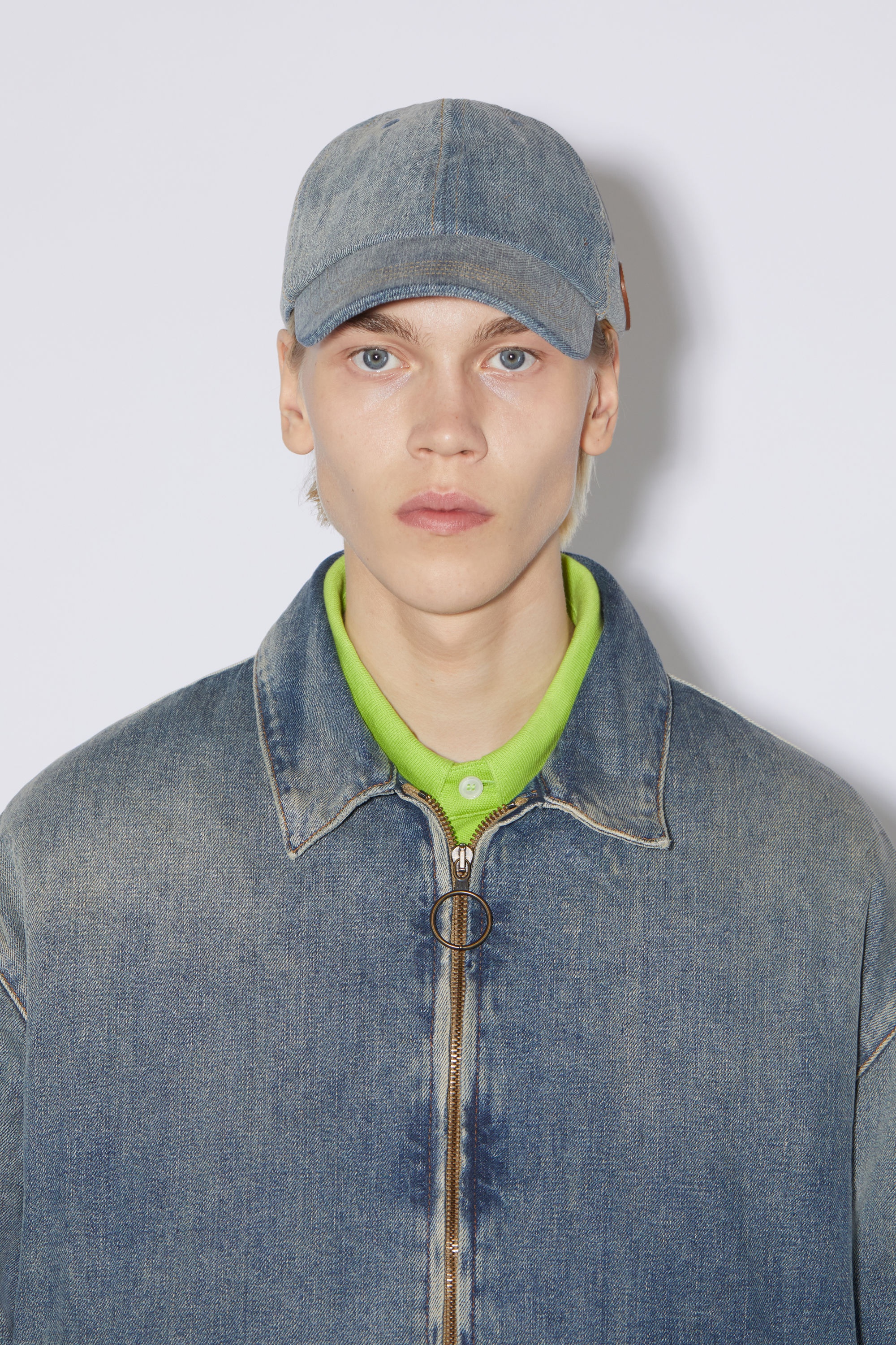 Denim cap - Mid blue - 3