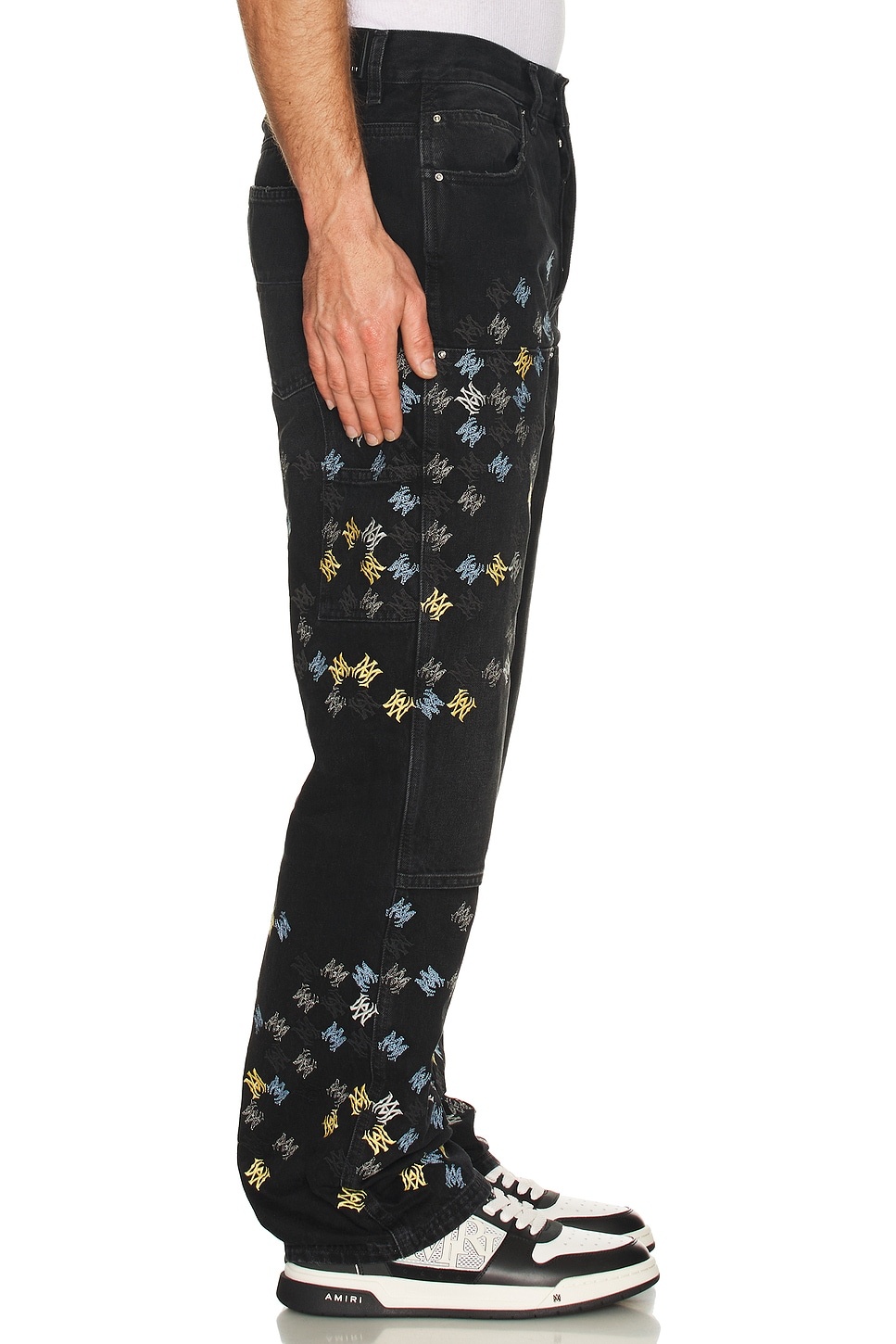 MA Quad Embroidered Carpenter Jean - 5