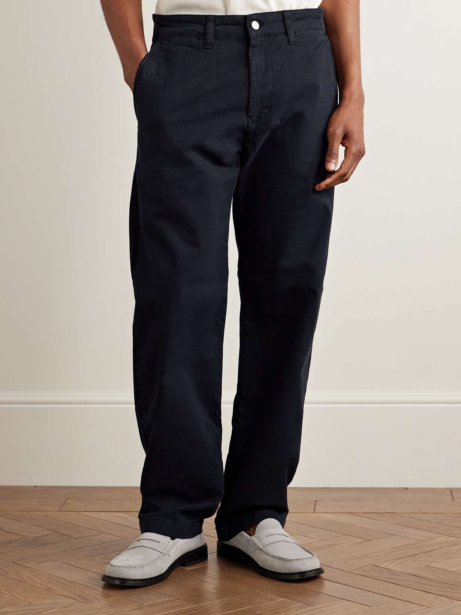 Aden 1923 Straight-Leg Organic Cotton-Blend Twill Chinos - 3