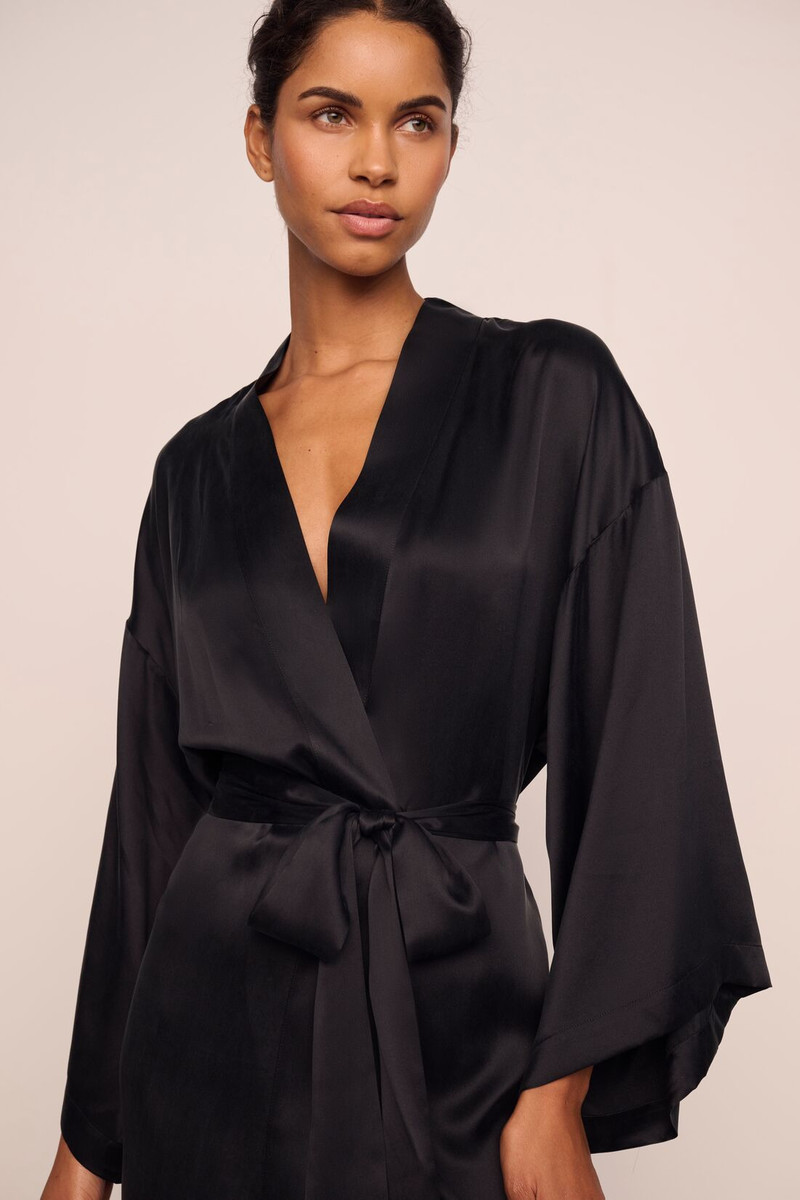 eberjey Inez Washable Silk Robe outlook