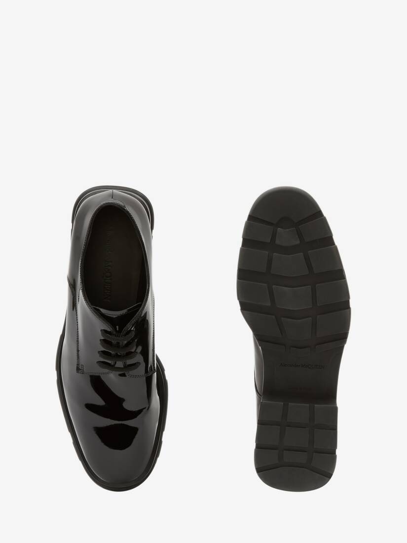 Slim Tread Lace-up in Black - 4