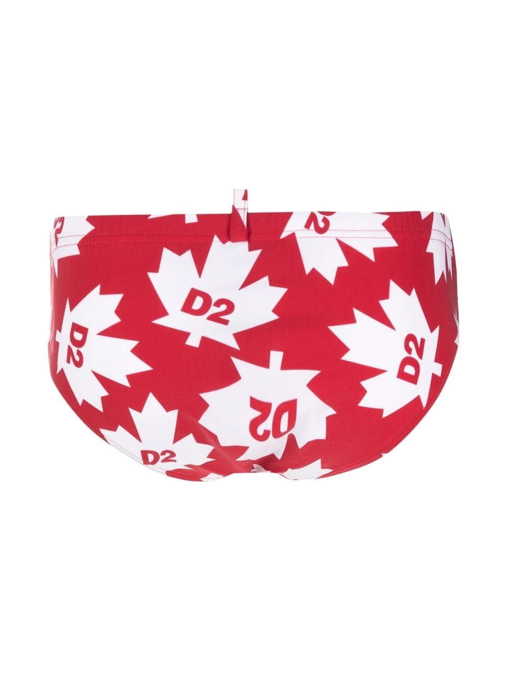 maple leaf logo-print swim trunks - 2