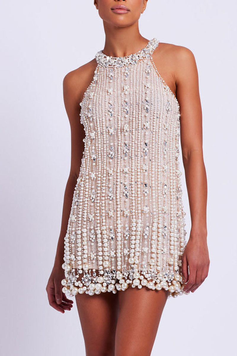 PatBO Pearl-Beaded Tunic outlook