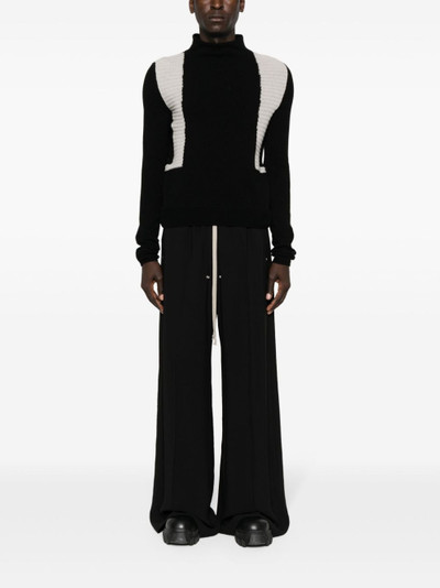 Rick Owens crepe flared trousers outlook