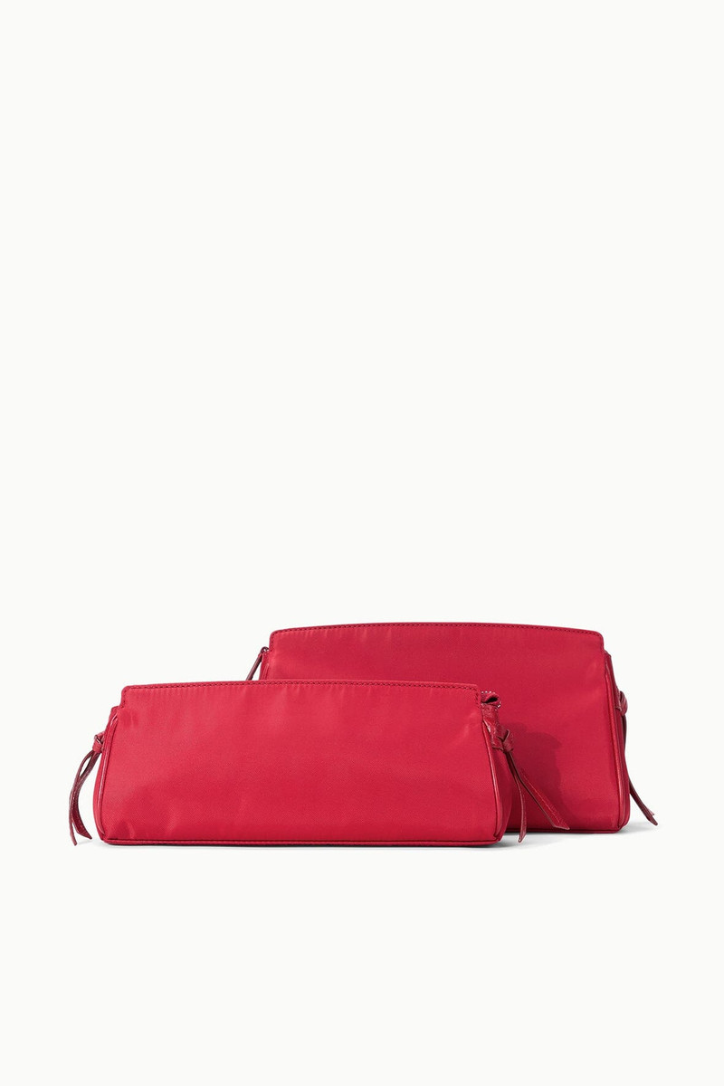STAUD MAUDE POUCHES ROUGE 1