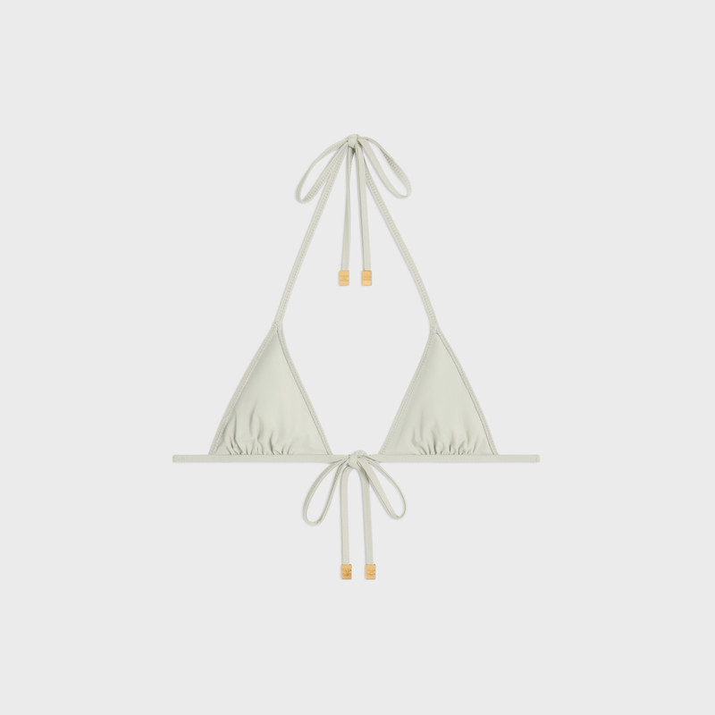 CELINE triomphe triangle top in matte jersey outlook