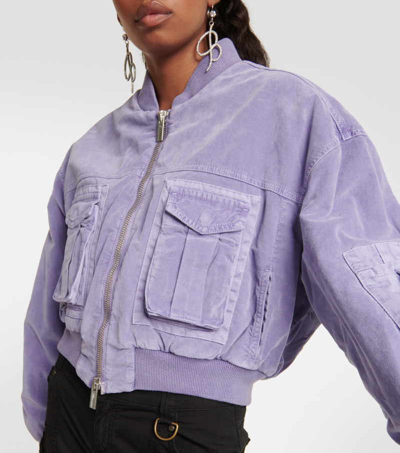 Velvet bomber jacket 4