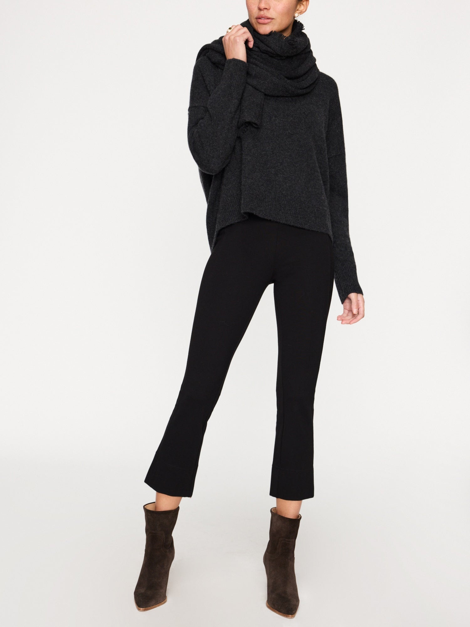 The Cashmere Fringe Wrap - 3