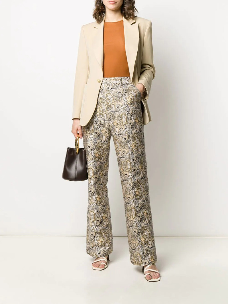 Etro single-breasted tailored blazer outlook