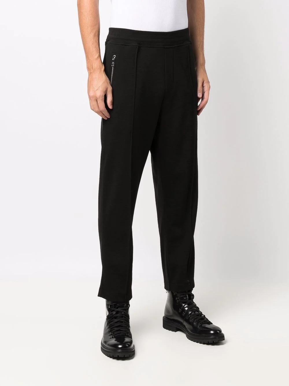 raised seam track trousers - 3