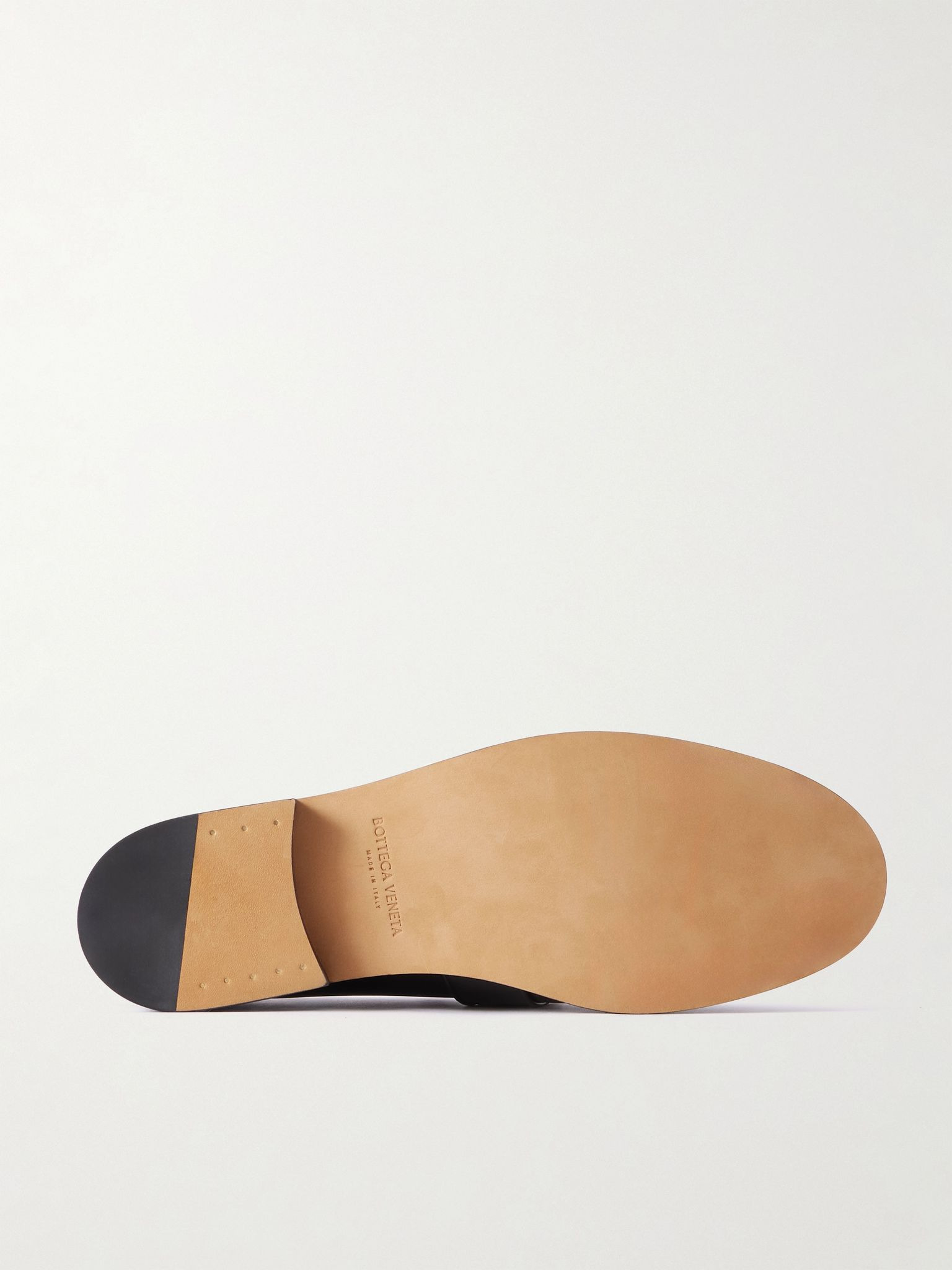Astaire Knot-Detailed Leather Loafers Black - 3