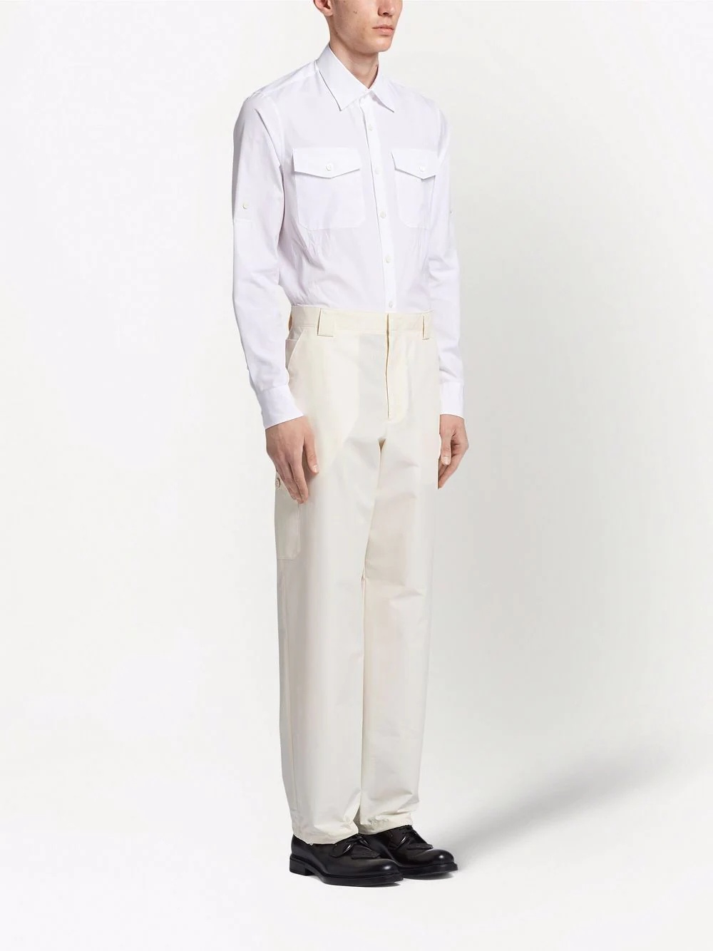 straight-leg trousers - 3