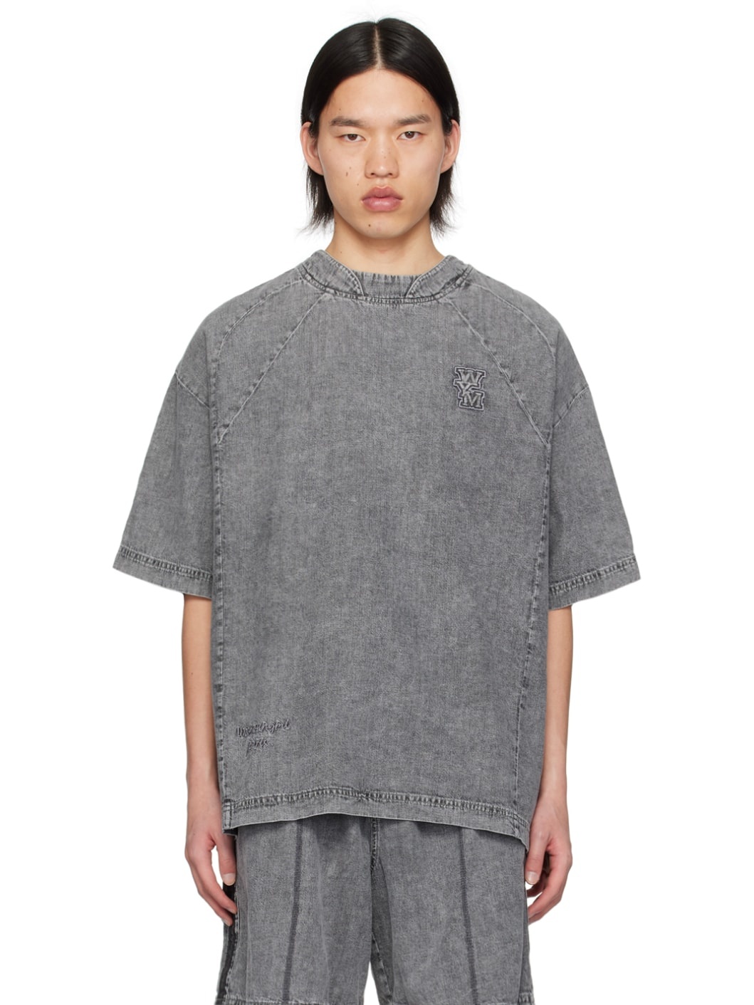 Gray Faded T-Shirt - 1