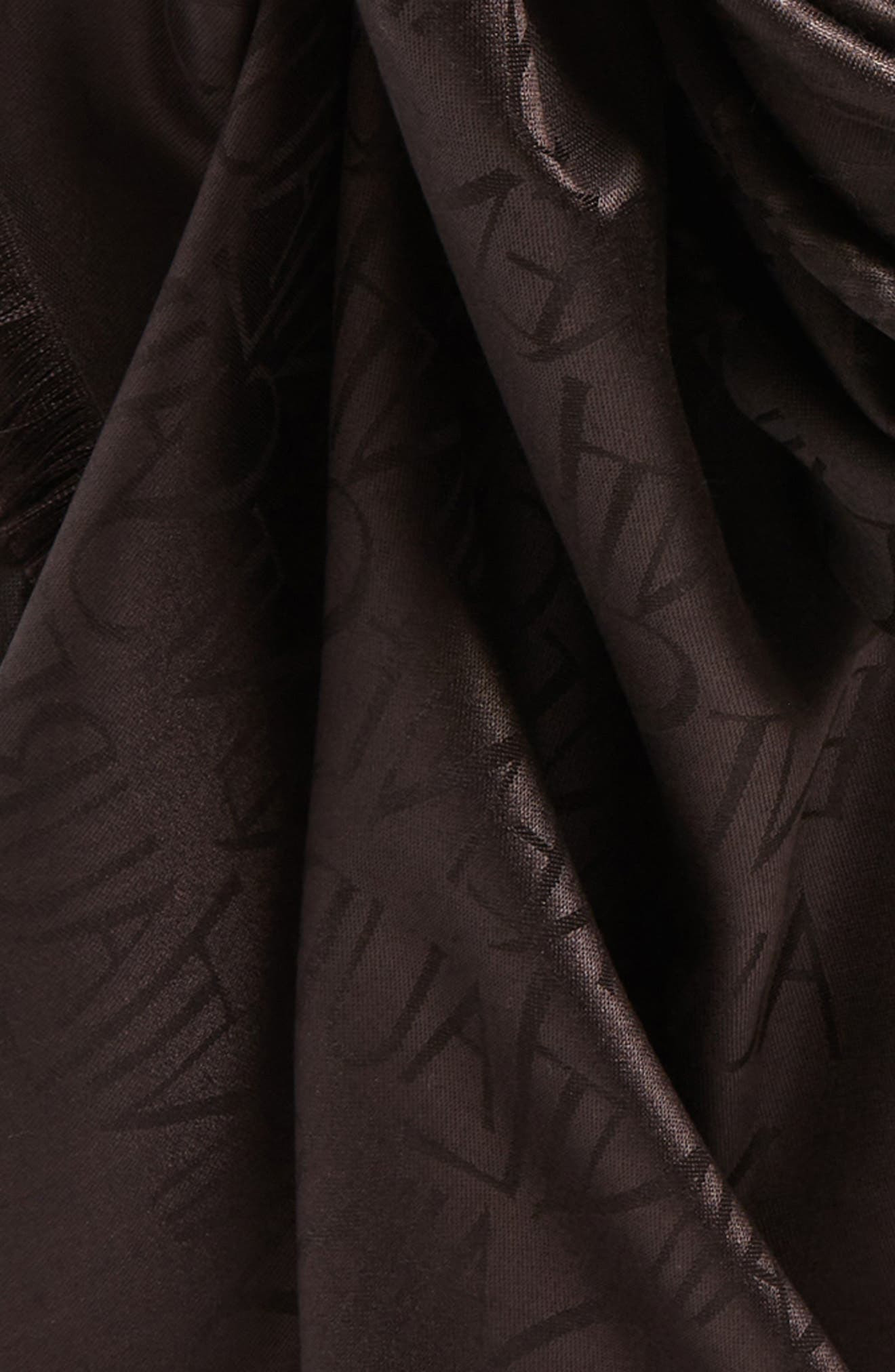 Grand Allover Logo Silk & Wool Scarf - 3