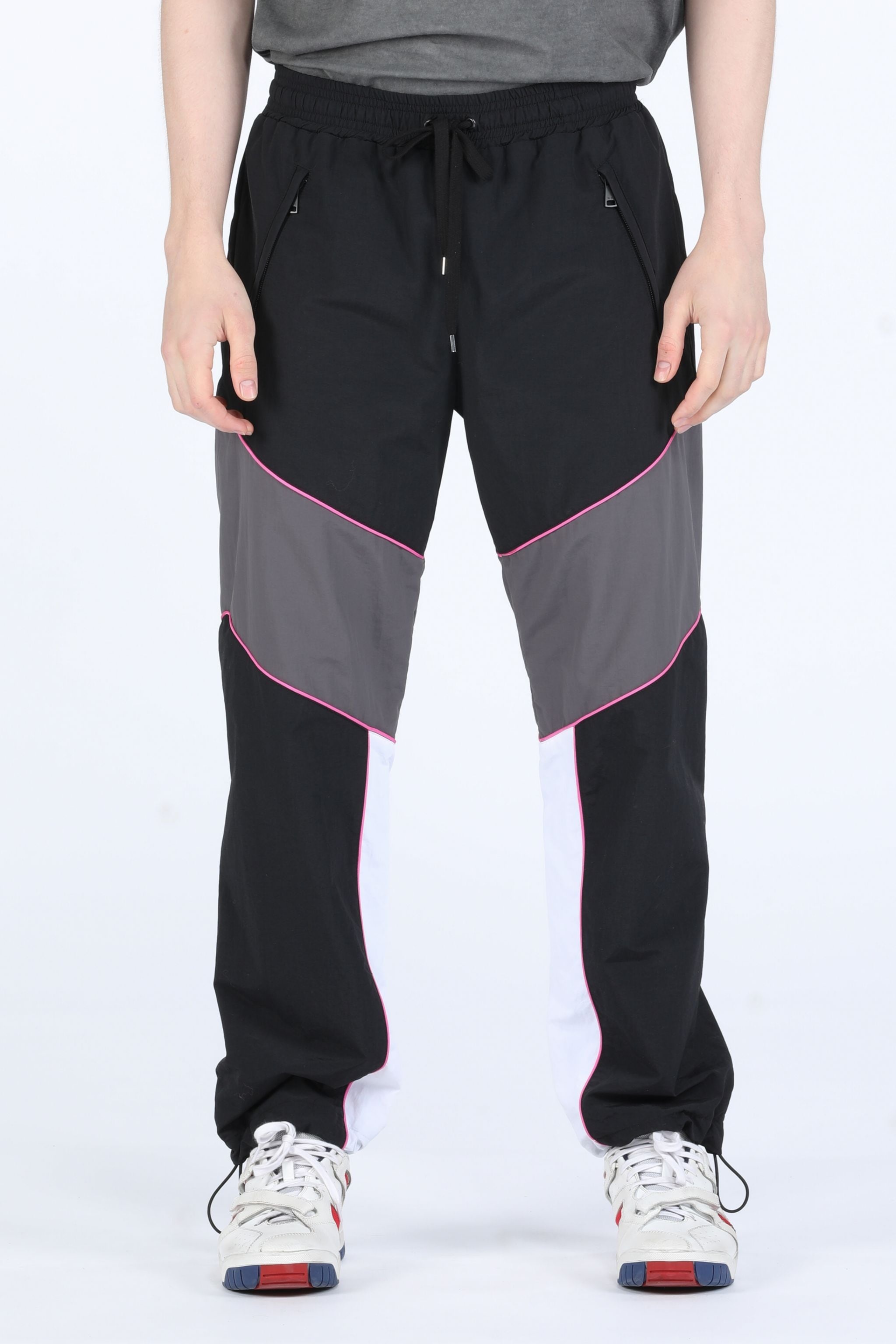PANELLED TRACK PANTS - 1