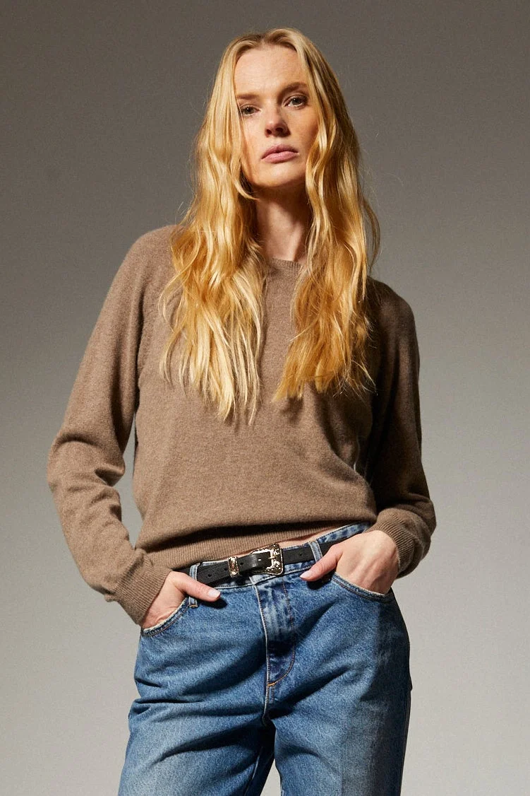 CASHMERE RAGLAN SWEATER - 1