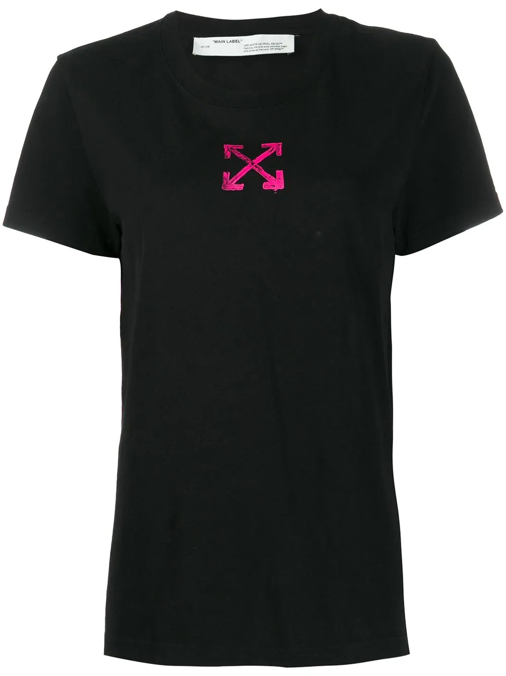 paint-effect arrows T-shirt - 1