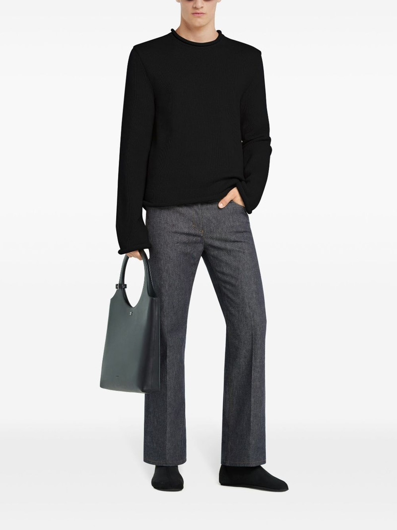 courrèges crew-neck sweater outlook