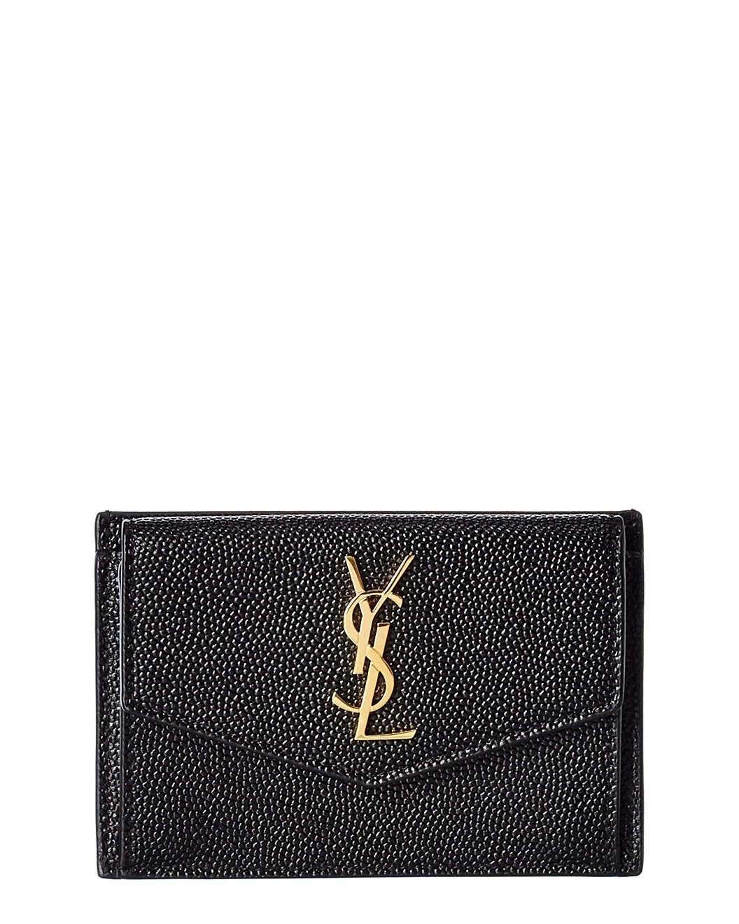 Saint Laurent Uptown Leather Card Case - 1