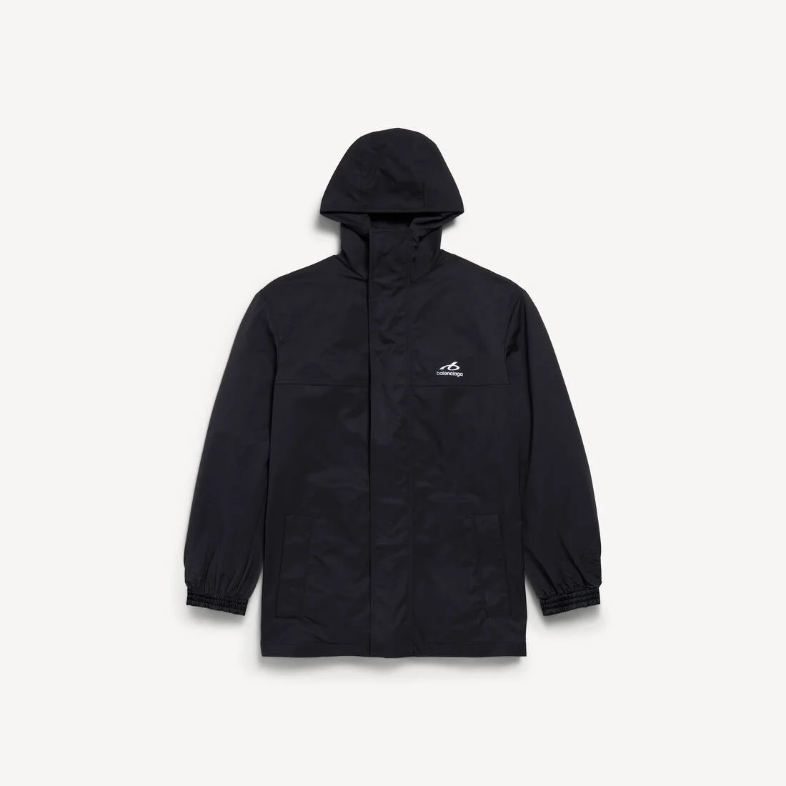 Men's Techwear Windbreaker in Black - 1