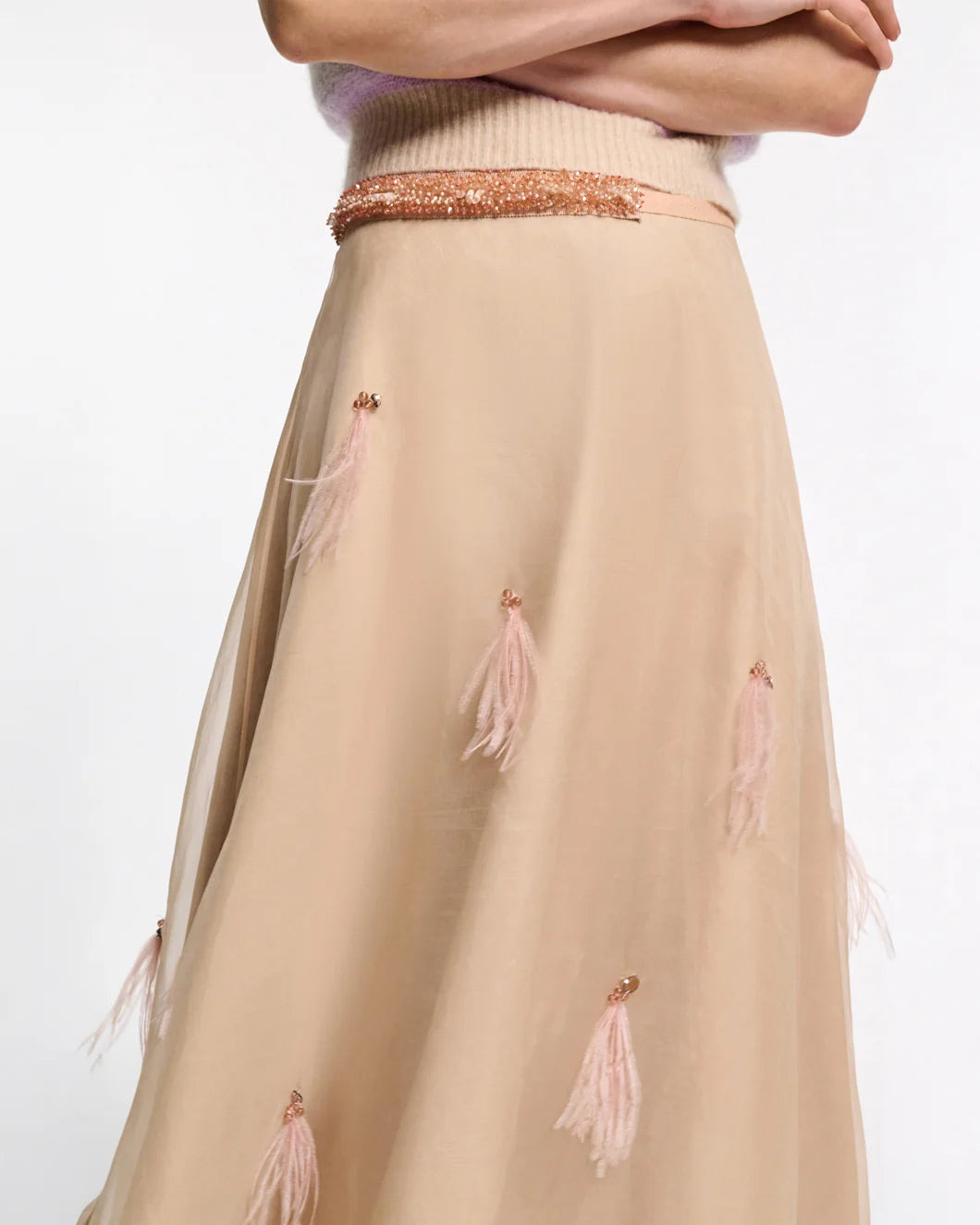 SHEER VOLUMES SKIRT - 4
