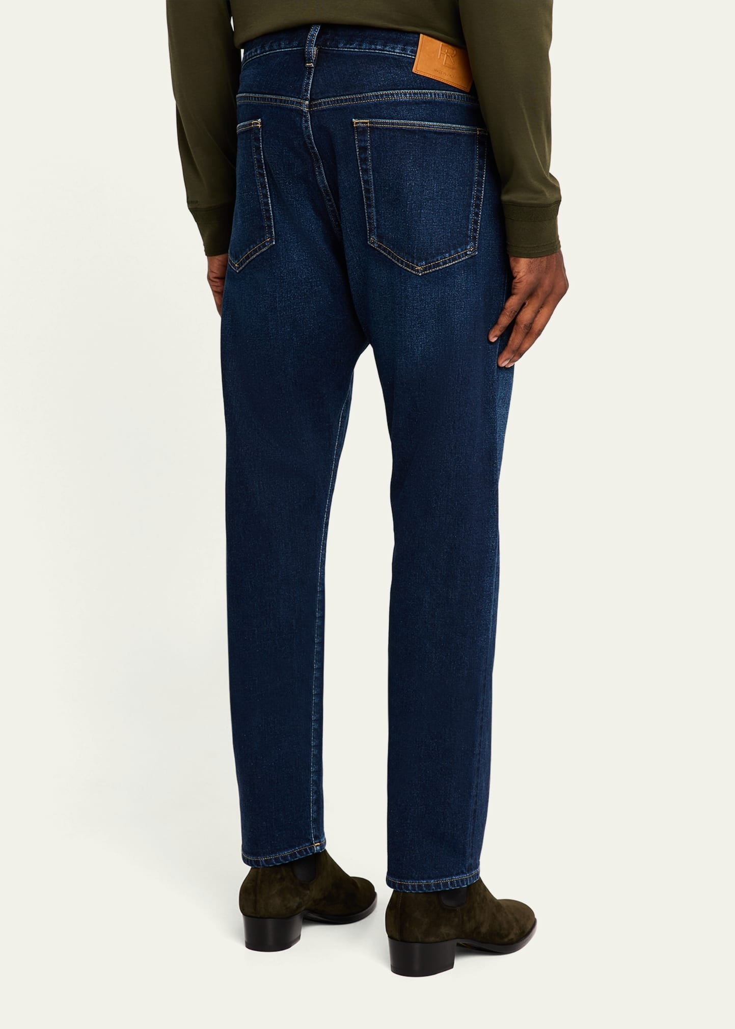 Men's Straight-Leg Selvedge Jeans - 3