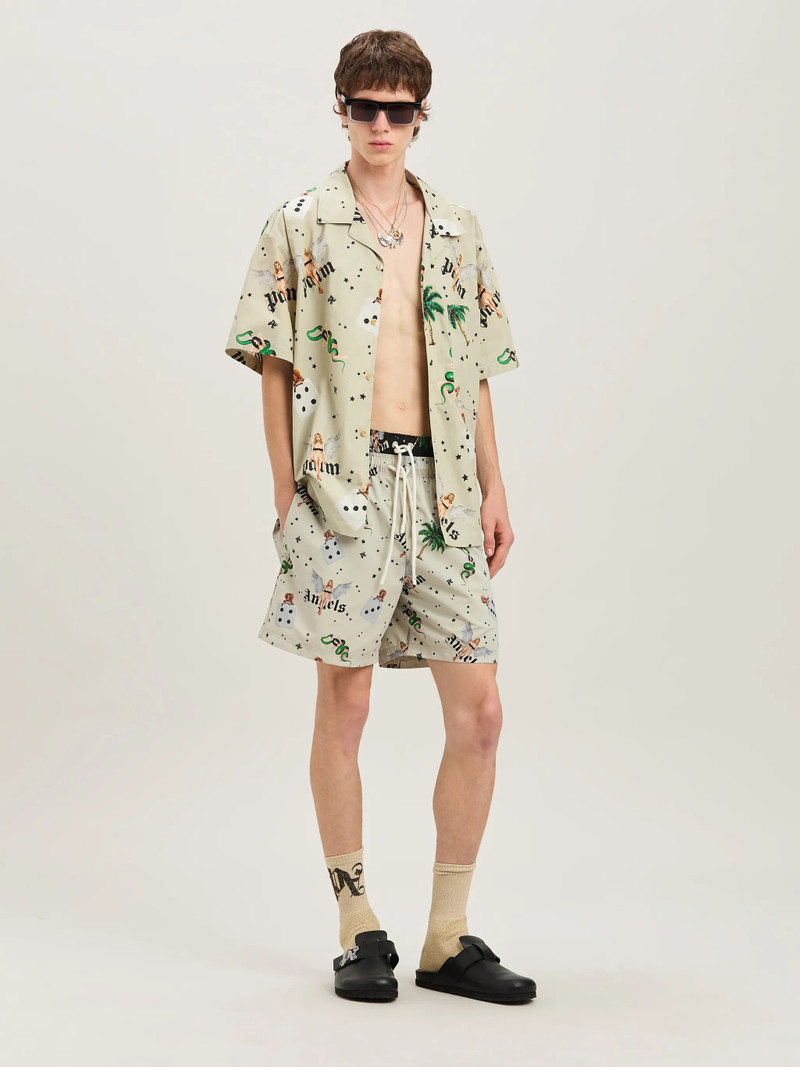 Palm Angels Pin up Swim shorts outlook