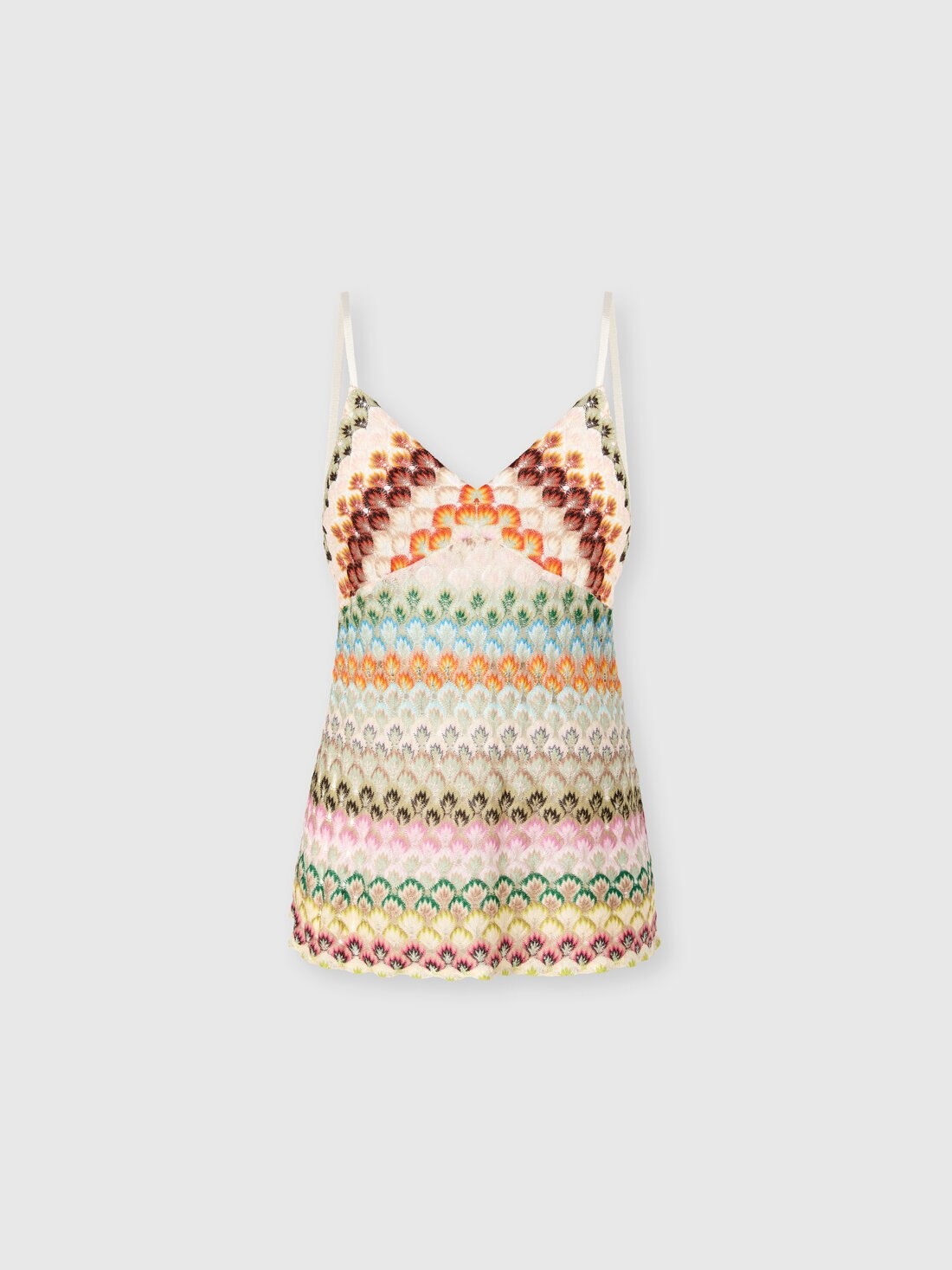 Sleeveless lace top - 1