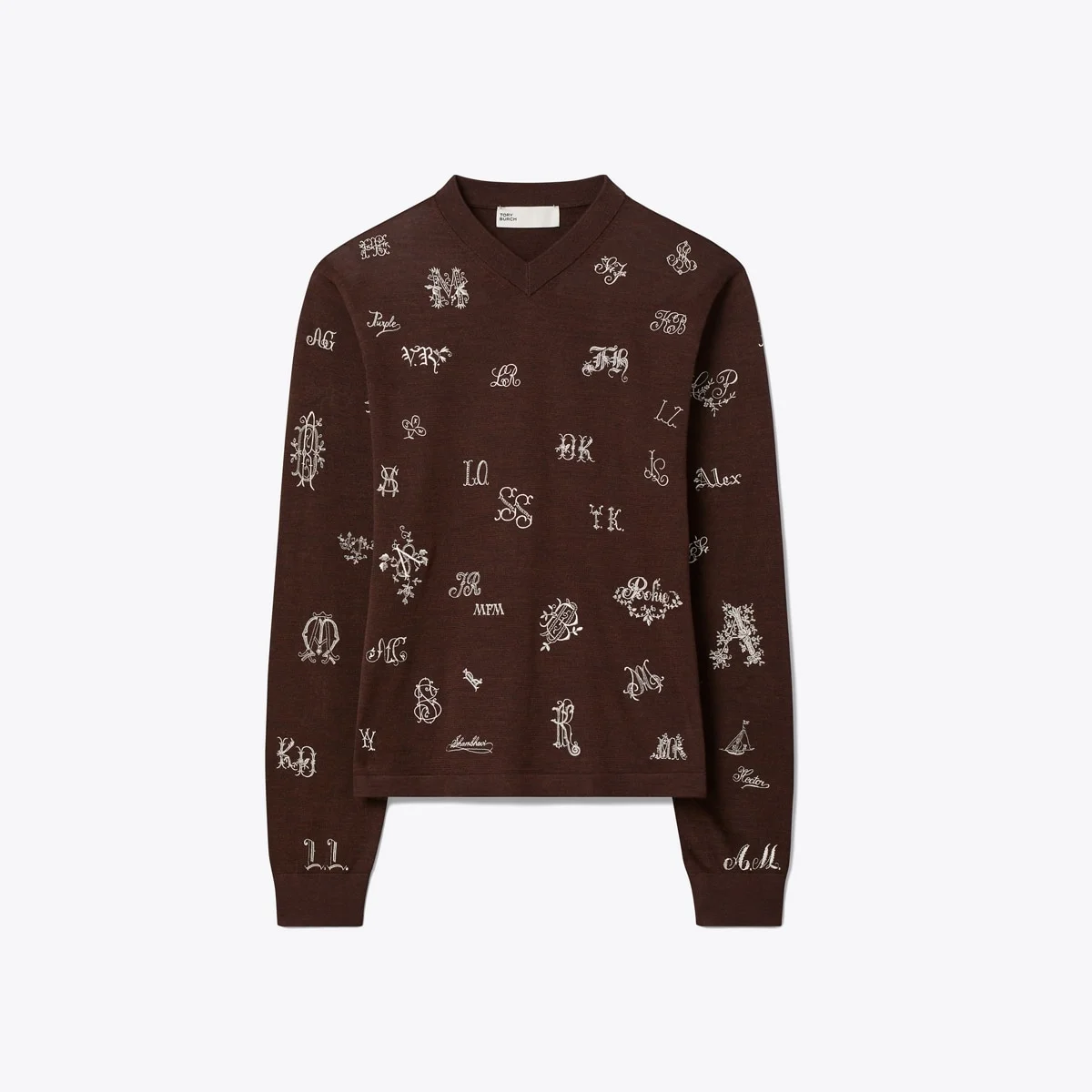 Embroidered Silk Sweater - 1