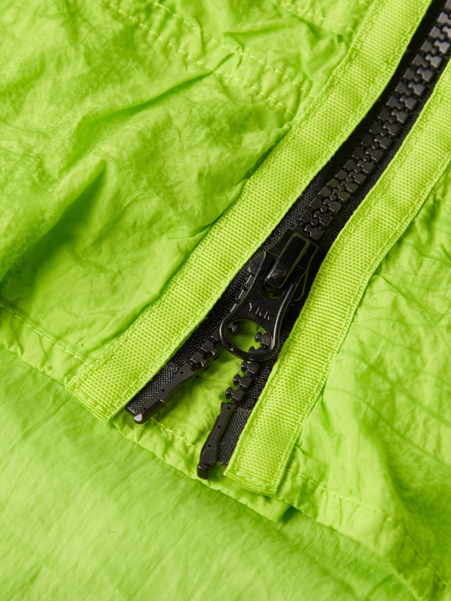Logo-Appliquéd Crinkled Reps Nylon Hooded Jacket - 4