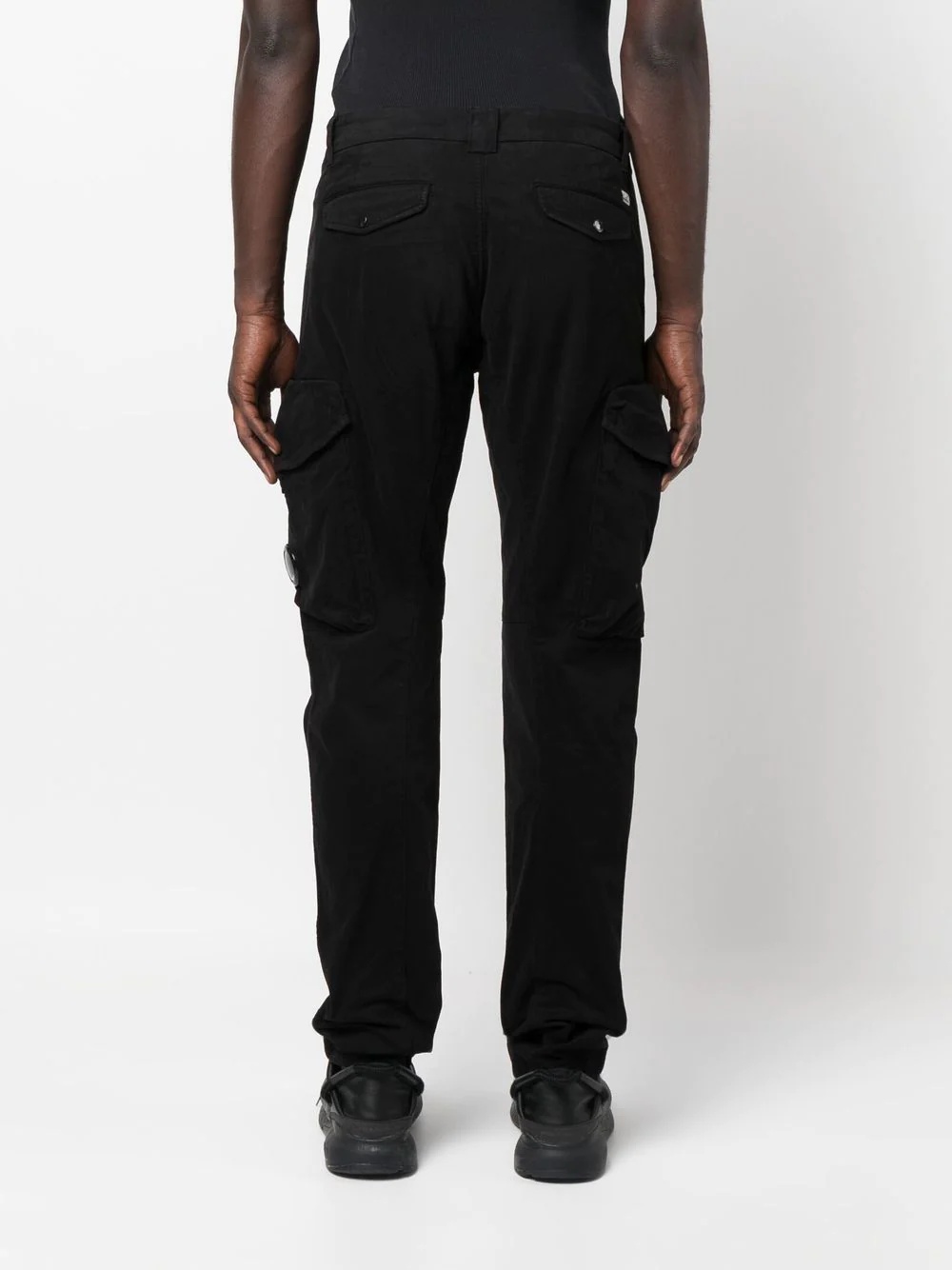 logo plaque cargo trousers - 4