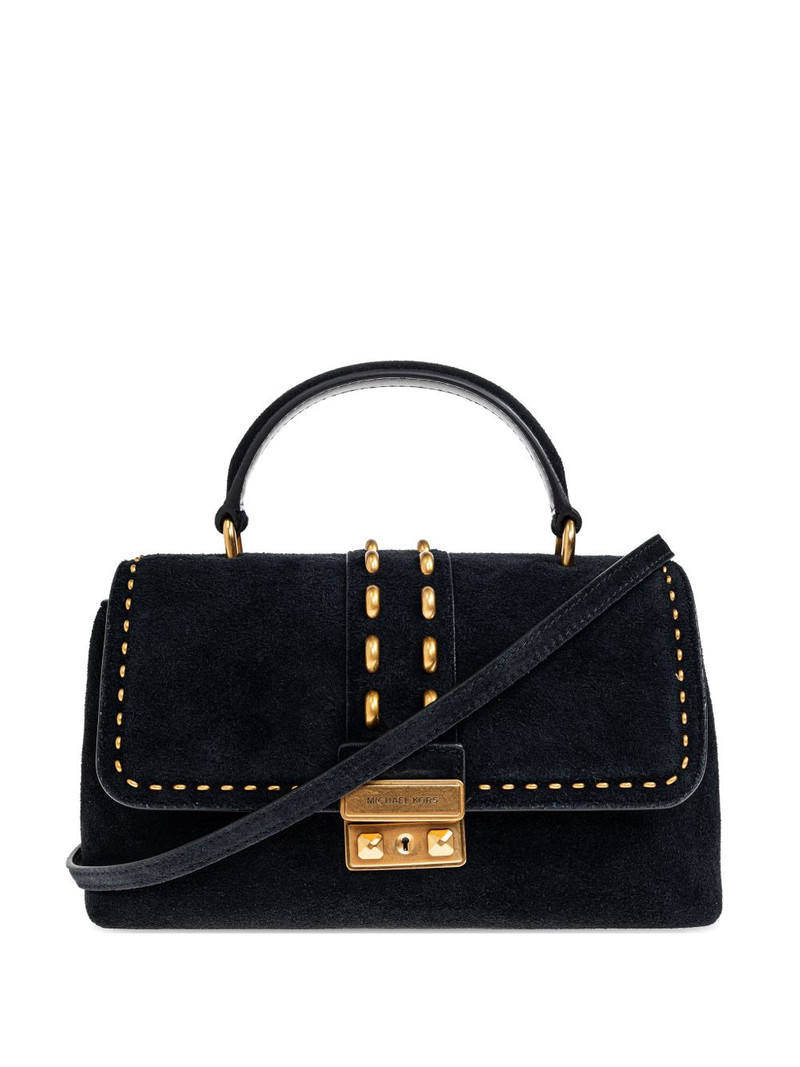 medium Tribeca studded top-handle satchel 1