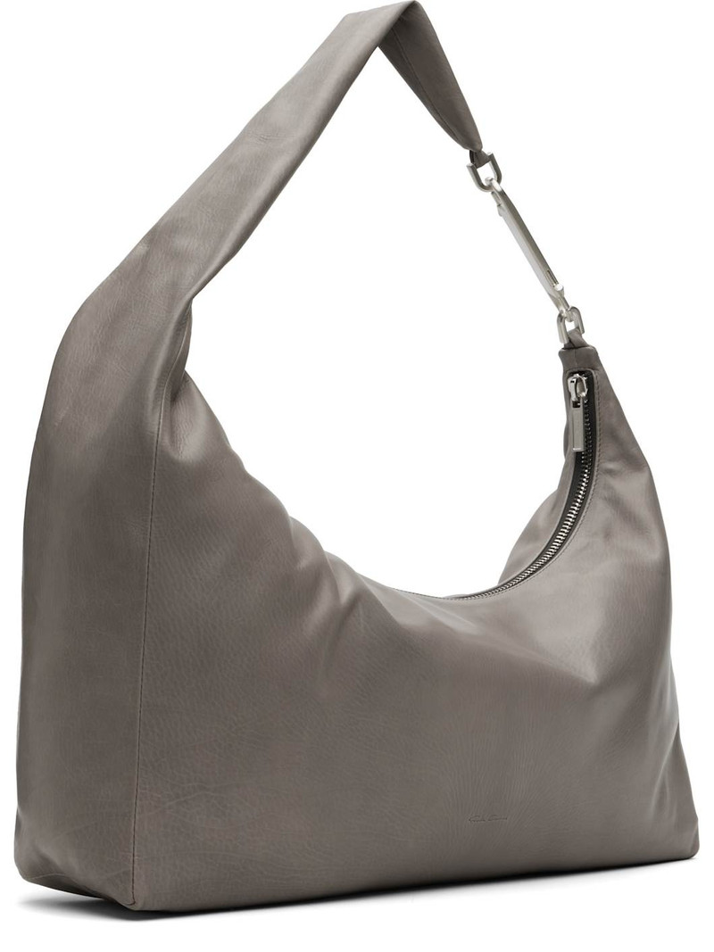 Rick Owens Gray Concordians Cropped Gemini Bag outlook
