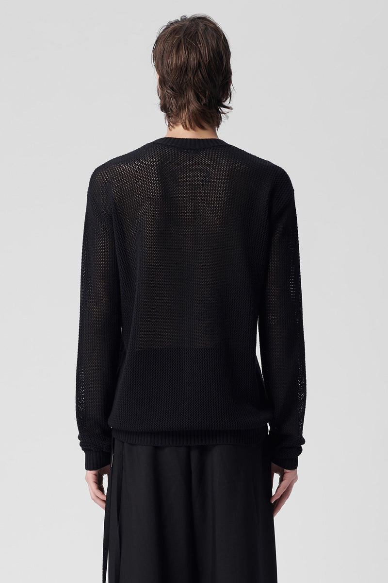 Manus Cotton Crochet Knit Sweater 3