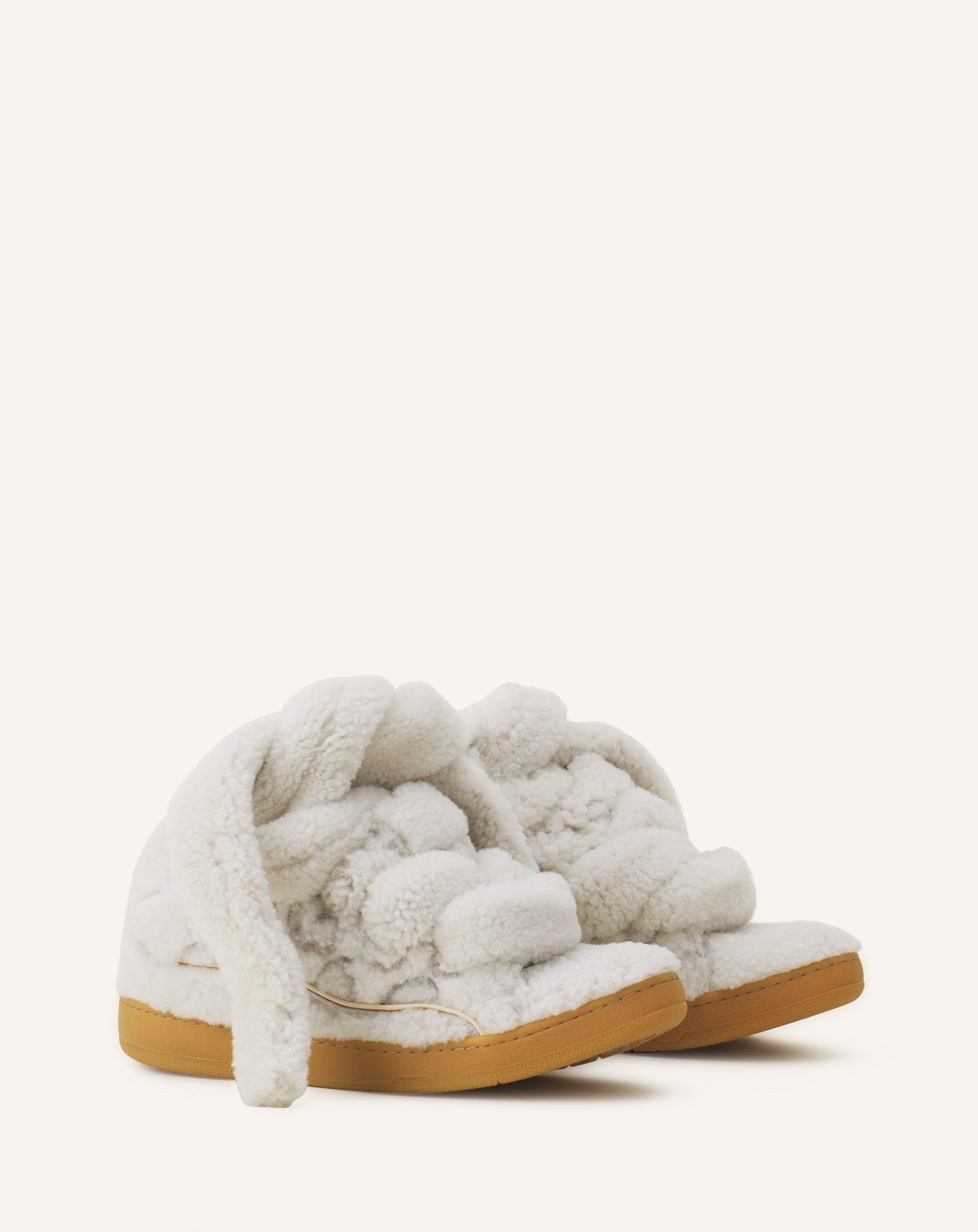CURB SNEAKERS IN SHEARLING - 2
