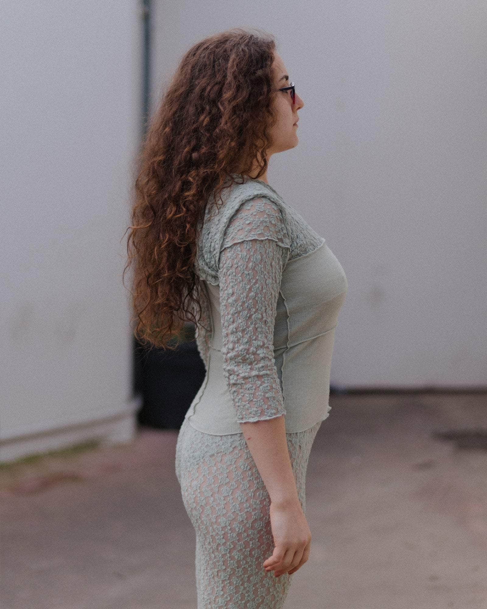 Nehru Tank - Lace & Wool - 3