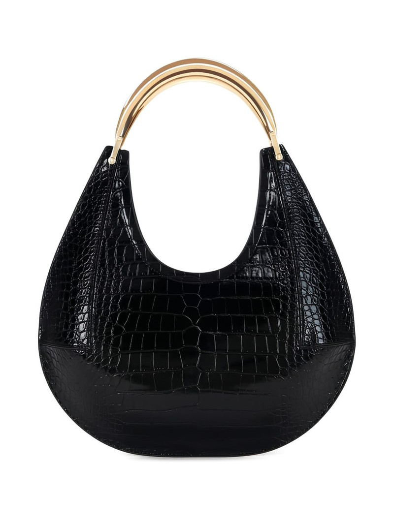ELISABETTA FRANCHI medium crocodile-embossed shoulder bag outlook