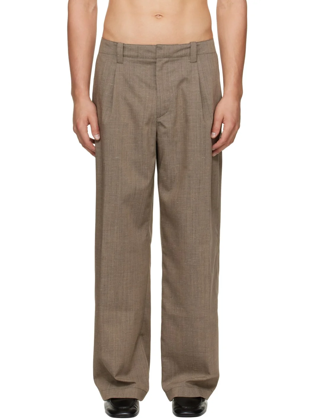 Brown Still Chino Trousers - 1
