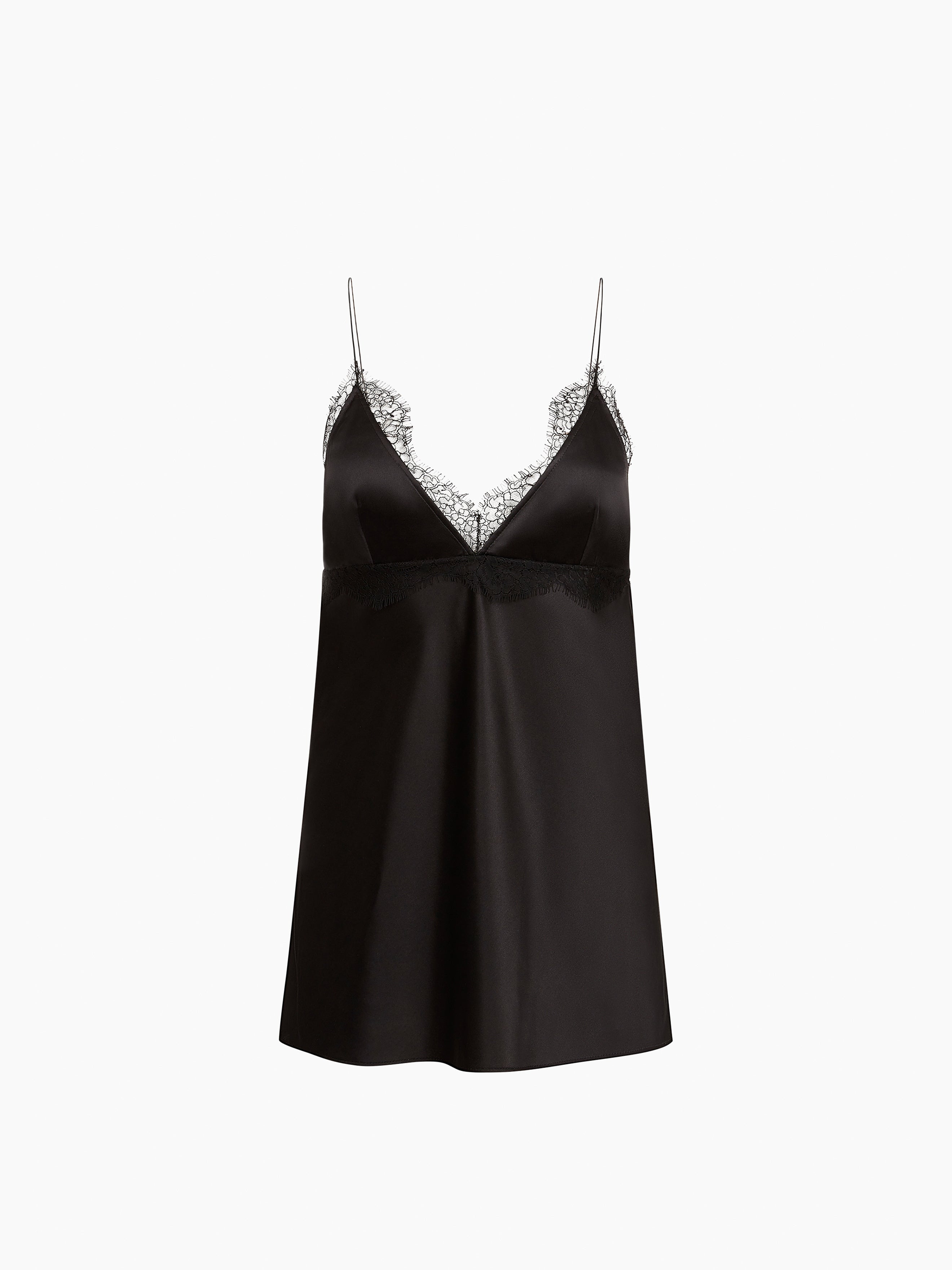 V-Neck Satin Top - 5