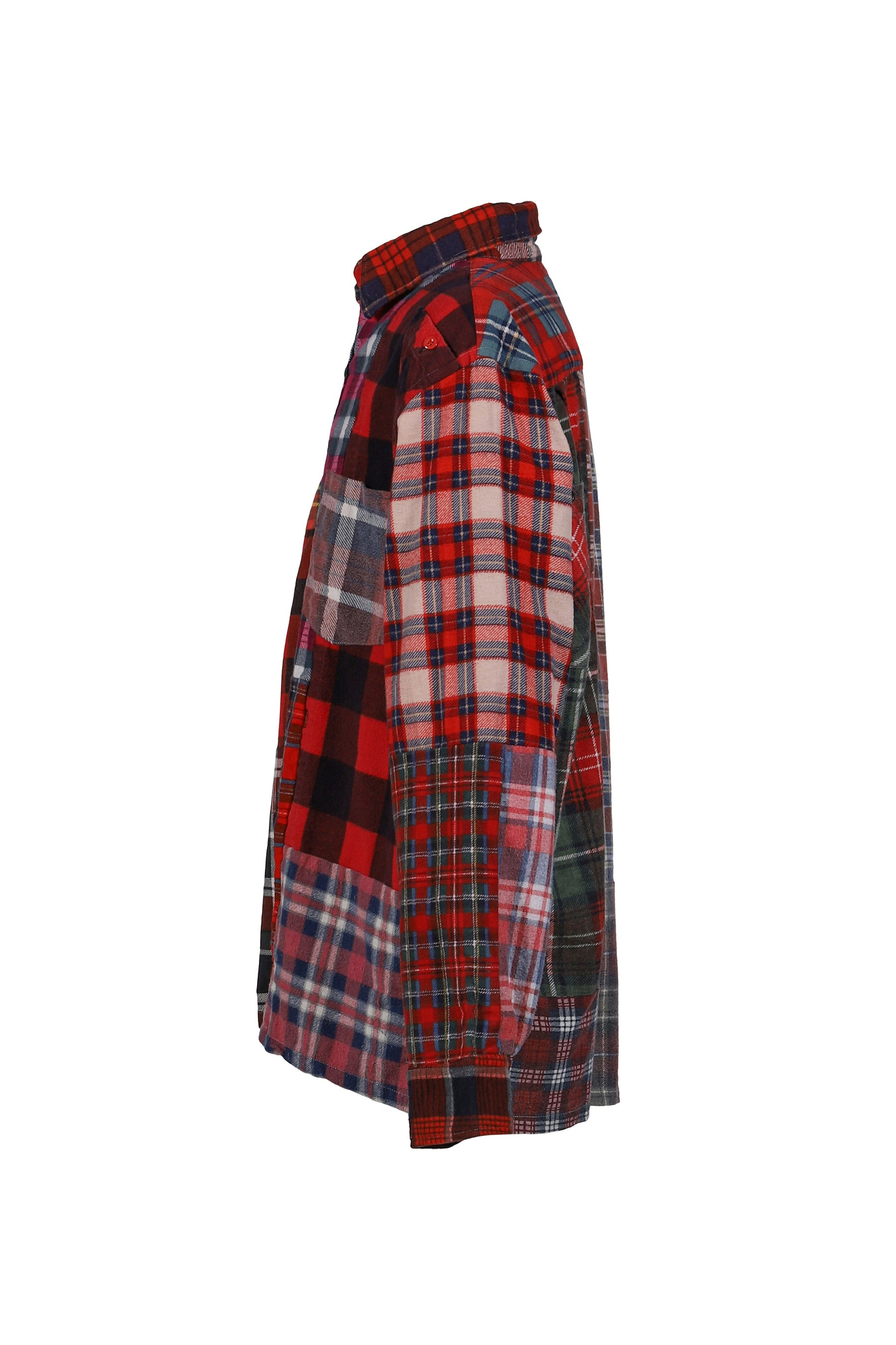 FLANNEL SHIRT -&gt; STRAIGHT HEM SHIRT / ASSORT - 3