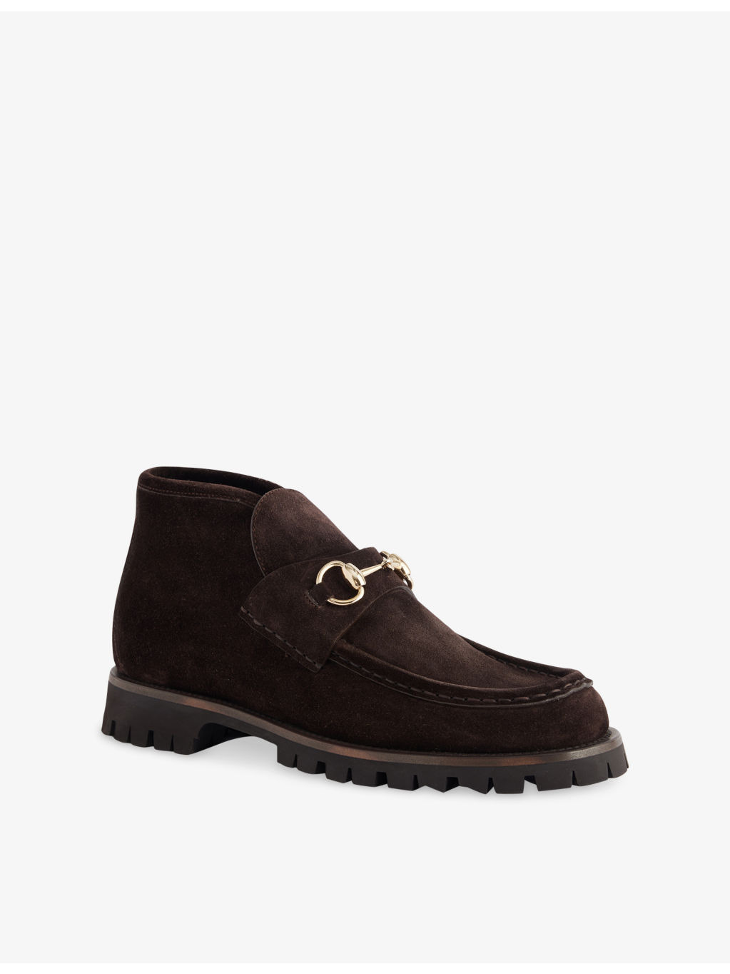 Horsebit Suede Boots - 3