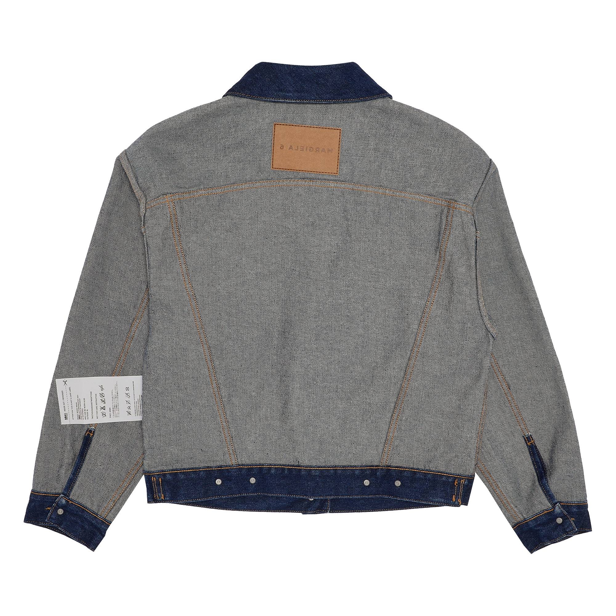 MM6 Maison Margiela Reversed Denim Jacket 'Raw' - 2