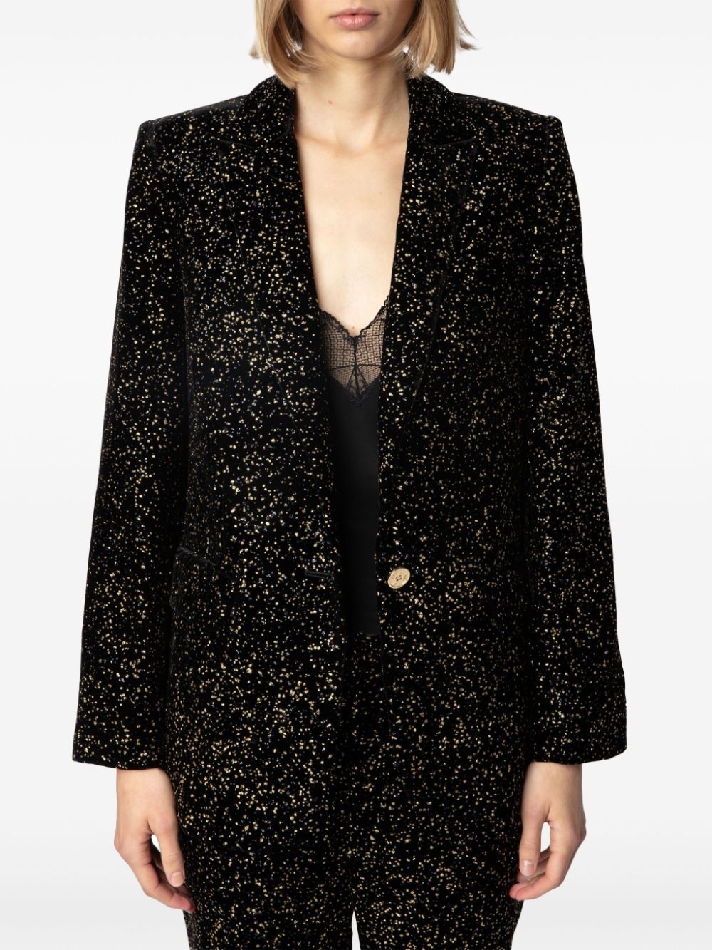 Valse single-breasted blazer - 4